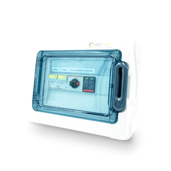 SECSUN QCM1602L QUADRO DI CAMPO 2 STRINGHE IN PARALLELO 600 VDC LIGHT