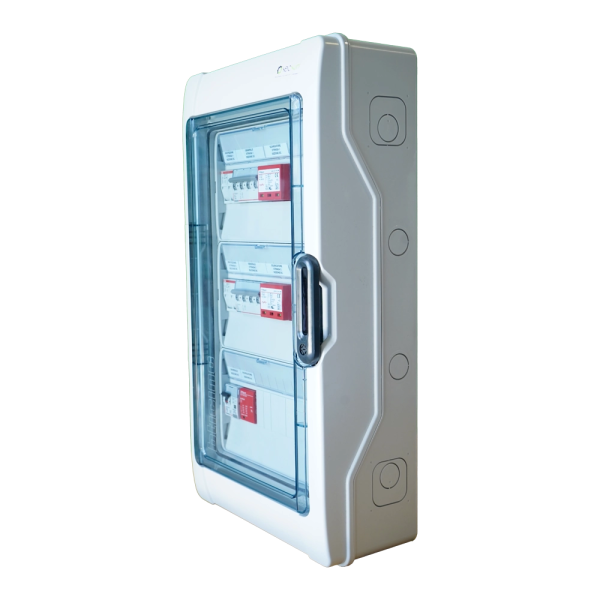 SECSUN UBM2102L QUADRO IN DC/AC UNICO BOX LIGHT 2 STRINGHE INDIPENDENTI MONOFASE - 6KW