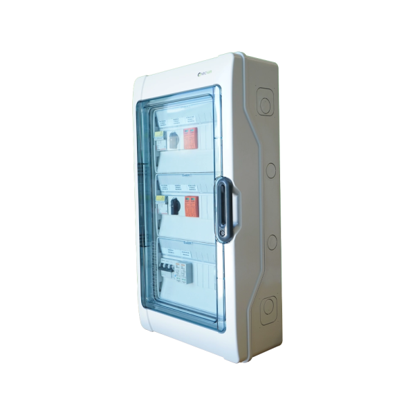 SECSUN UBT2102L QUADRO IN DC/AC UNICO BOX LIGHT 2 STRINGHE INDIPENDENTI TRIFASE - 10KW