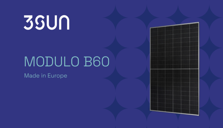 3SUN B60 3SHBGH-AD-600 modulo fotovoltaico bifacciale 600Wp